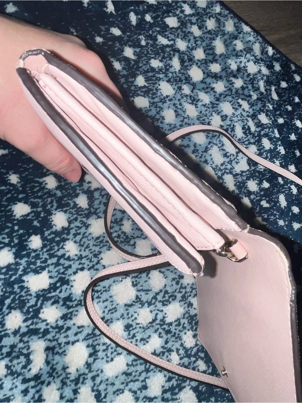 kate spade Pale Pink Stud-Accent Crossbody Bag